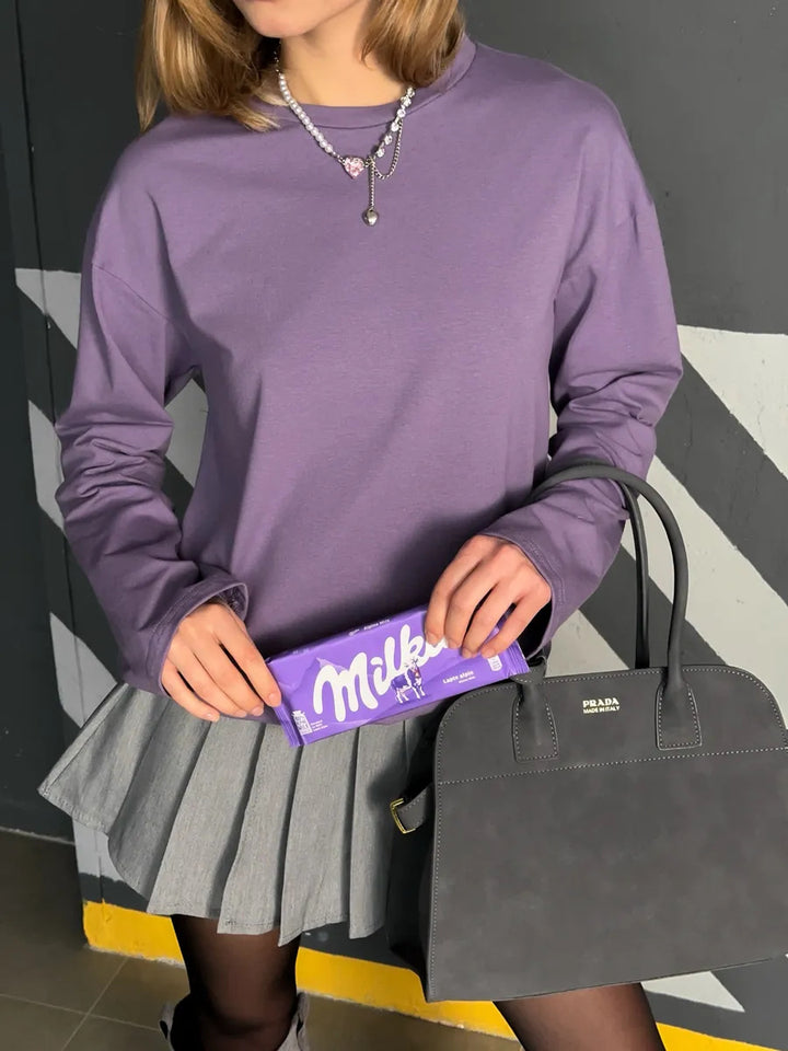 Damernas avslappnade sweatshirt med lös passform Eva Jonsson-Eva Jonsson