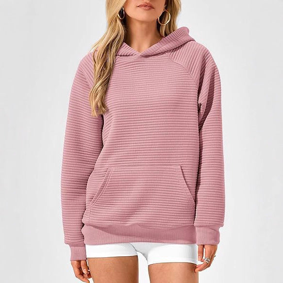 Damernas avslappnade sweatshirt med strukturerad design Mirla-Eva Jonsson