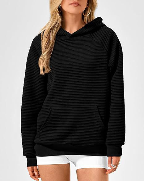 Damernas avslappnade sweatshirt med strukturerad design Mirla-Eva Jonsson