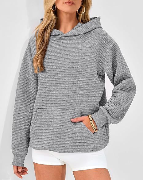 Damernas avslappnade sweatshirt med strukturerad design Mirla-Eva Jonsson