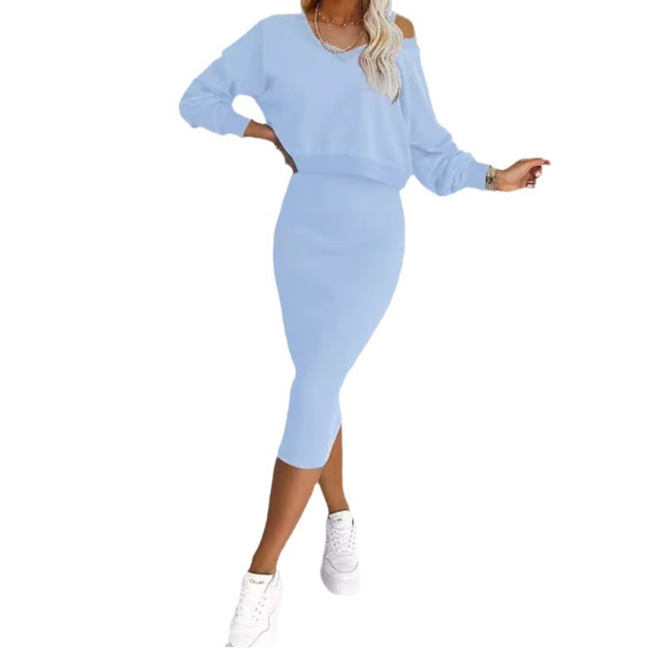 Damernas avslappnade sweatshirt och blyertskjol set Mirla-Eva Jonsson
