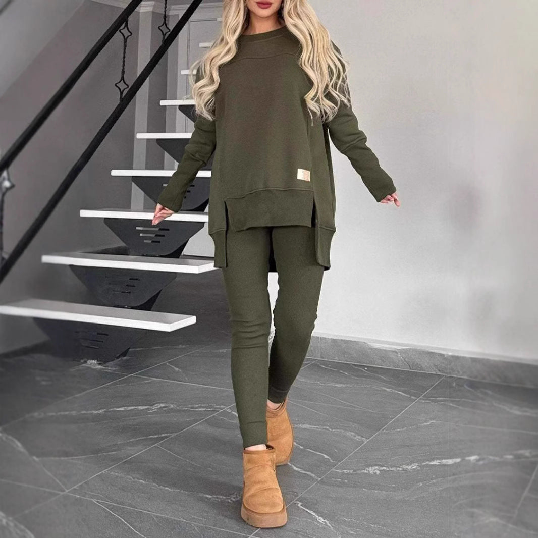 Damernas avslappnade sweatshirt-outfit med elegant snitt Mirla-Eva Jonsson