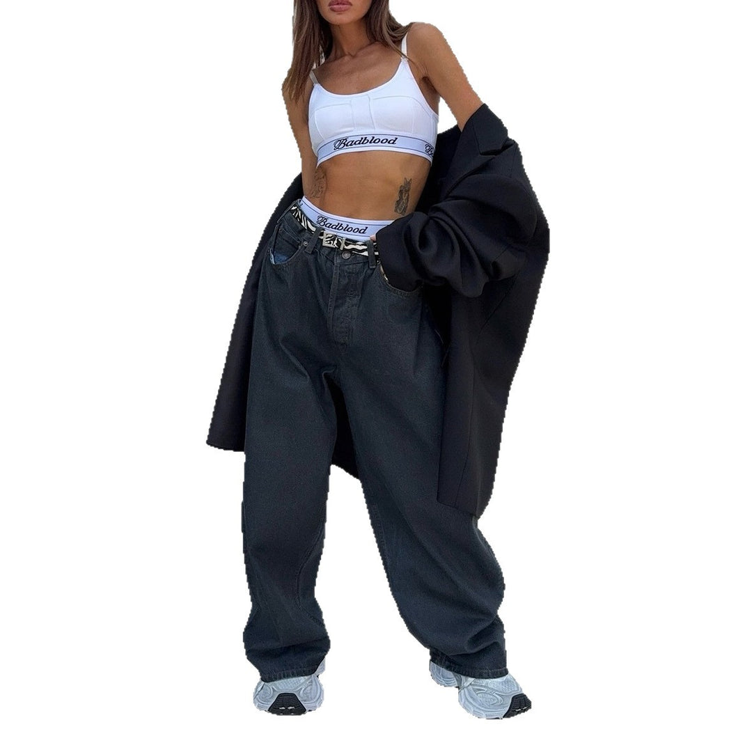 Damernas avslappnade vida jeans Mirla-Eva Jonsson