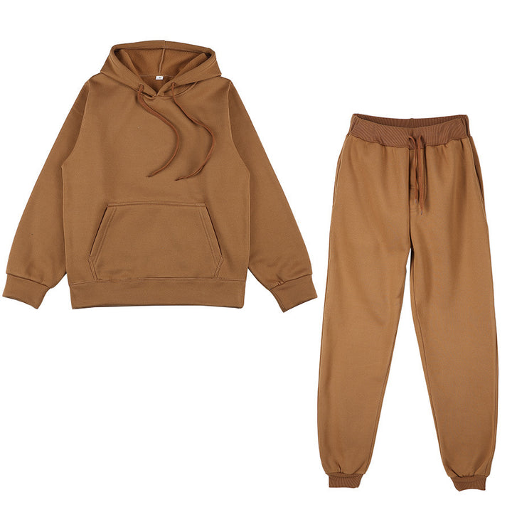 Damernas bekväma hoodie med elastisk midja och kängurufickor Eva Jonsson-Eva Jonsson