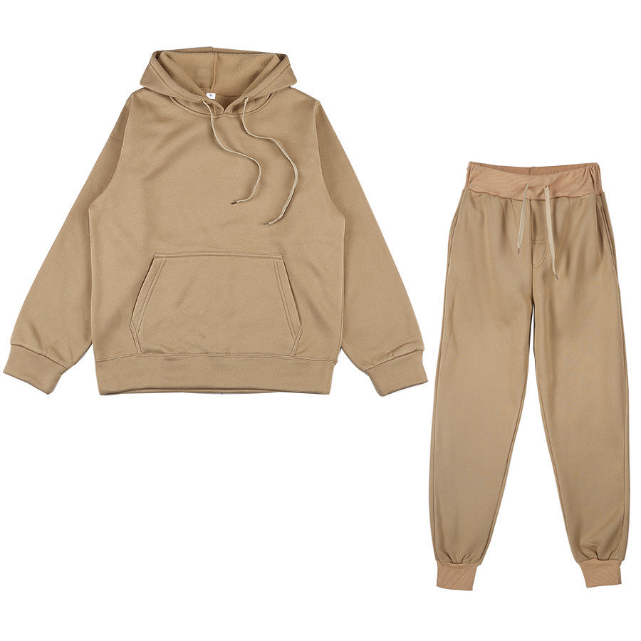 Damernas bekväma hoodie med elastisk midja och kängurufickor Eva Jonsson-Eva Jonsson