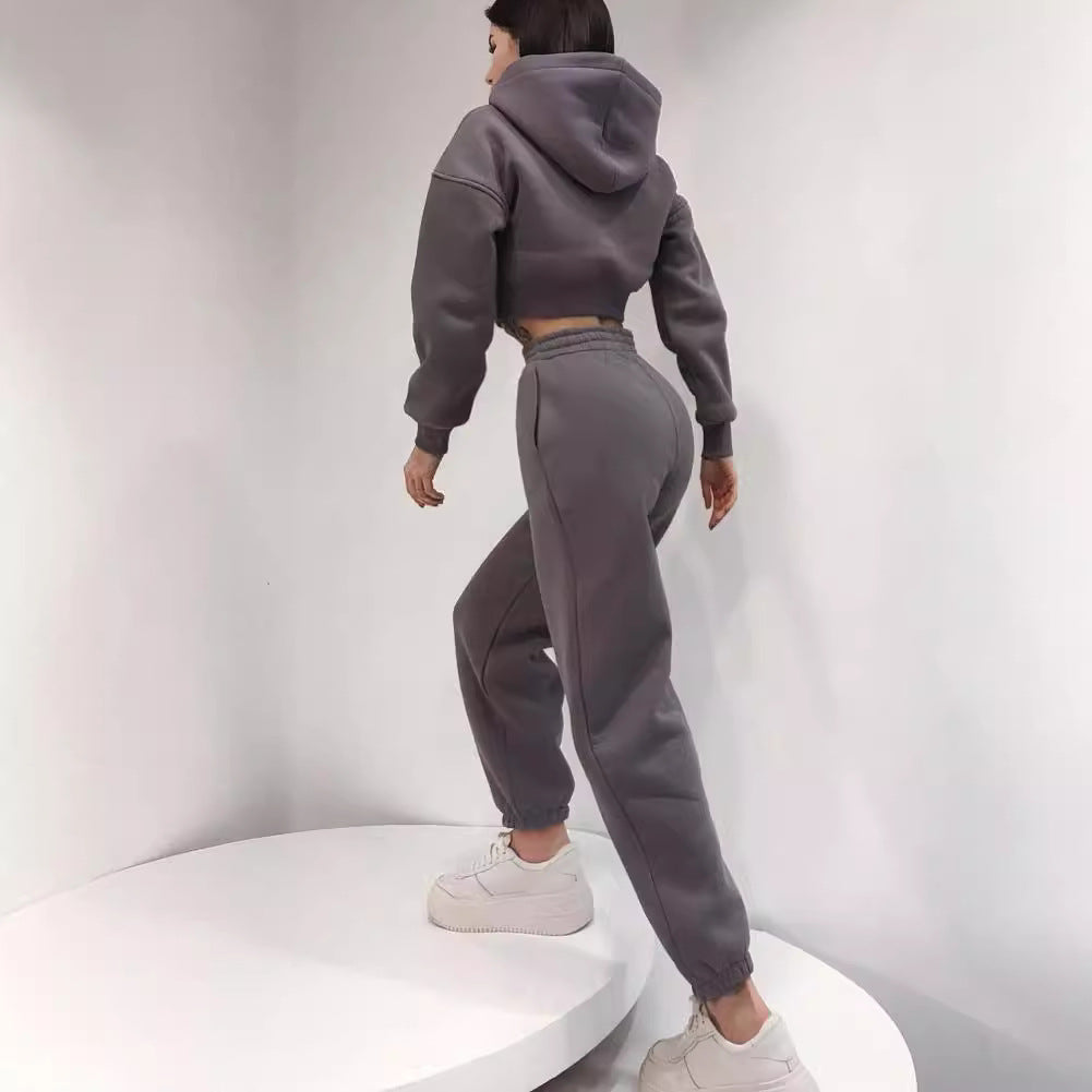 Damernas bekväma hoodie med hög midja Mirla-Eva Jonsson