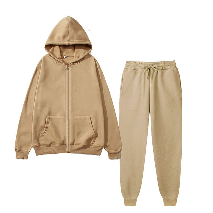 Damernas bekväma hoodie-set med elastiskt midjeband och praktiska fickor Eva Jonsson-Eva Jonsson