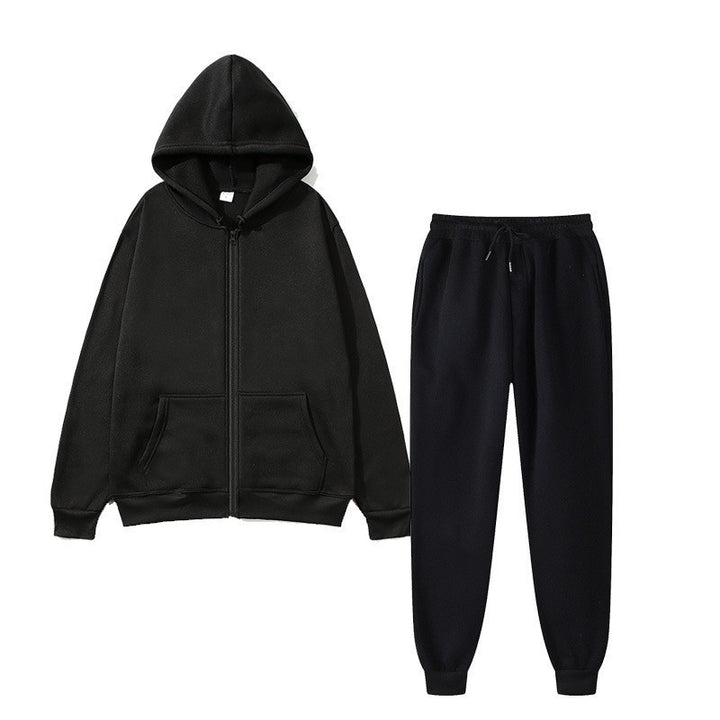 Damernas bekväma hoodie-set med elastiskt midjeband och praktiska fickor Eva Jonsson-Eva Jonsson