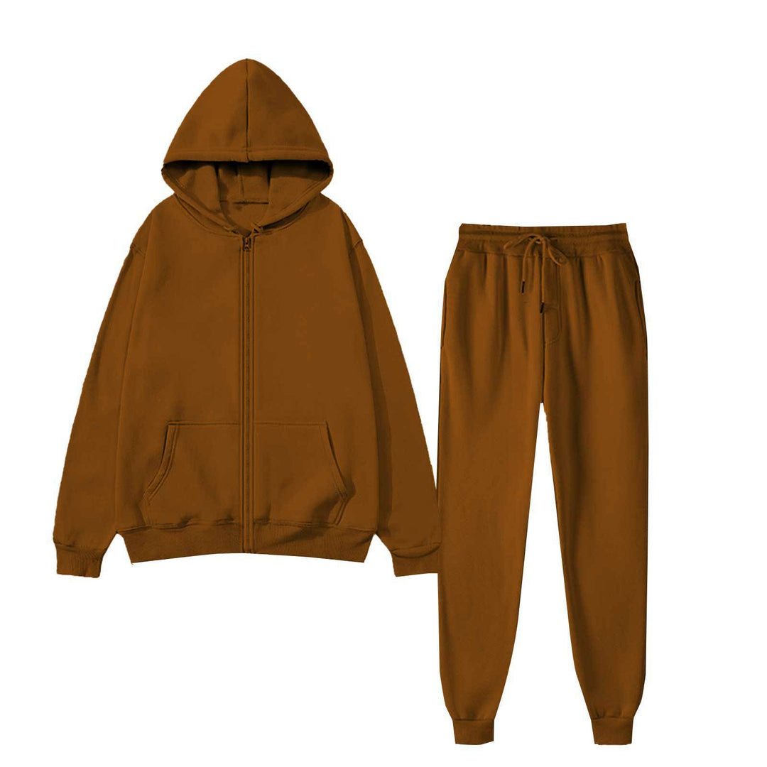 Damernas bekväma hoodie-set med elastiskt midjeband och praktiska fickor Eva Jonsson-Eva Jonsson