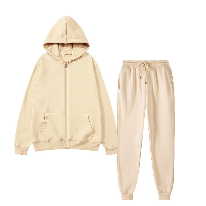 Damernas bekväma hoodie-set med elastiskt midjeband och praktiska fickor Eva Jonsson-Eva Jonsson