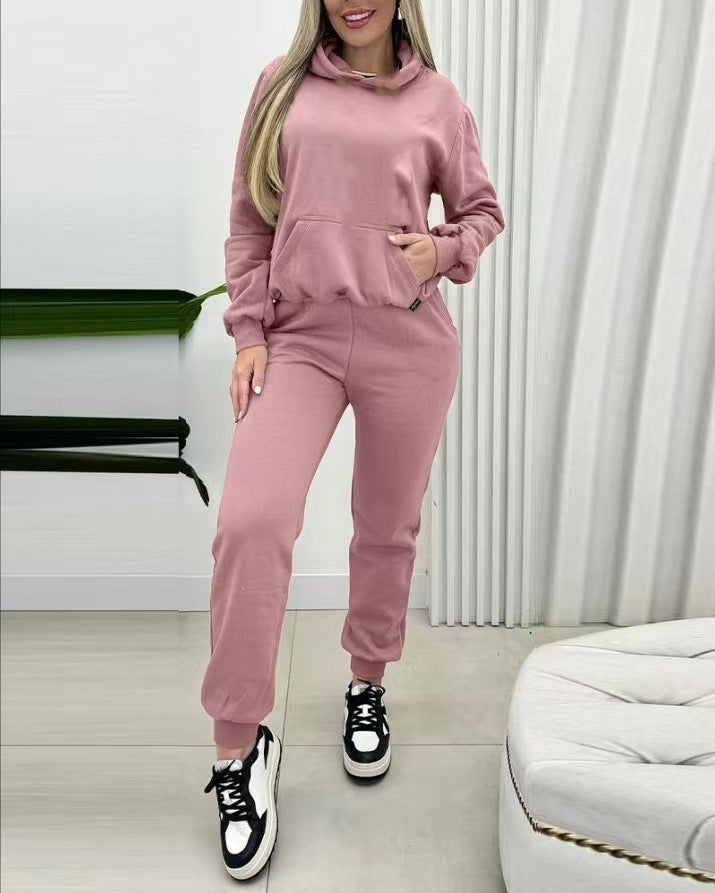 Damernas bekväma hoodieset med praktiska fickor Eva Jonsson-Eva Jonsson