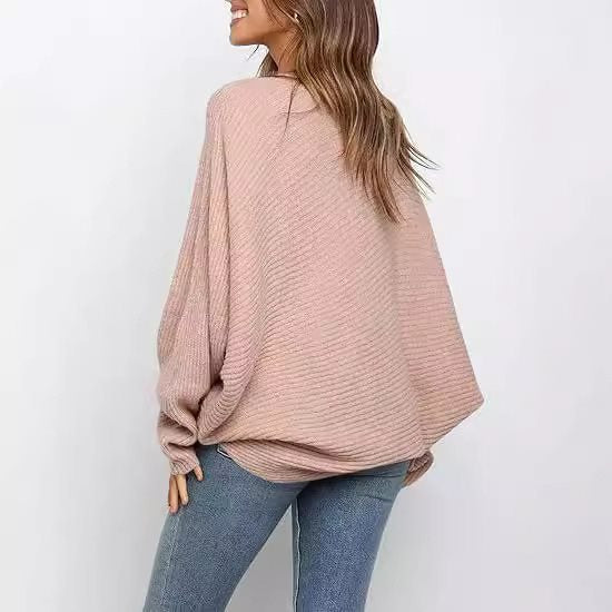 Damernas bekväma oversized tröja med strukturerat mönster Mirla-Eva Jonsson