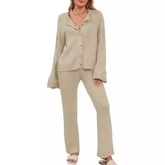 Damernas bekväma stickade loungewear Mirla-Eva Jonsson