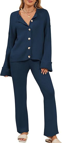 Damernas bekväma stickade loungewear Mirla-Eva Jonsson