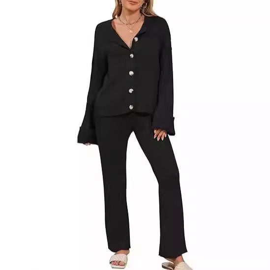 Damernas bekväma stickade loungewear Mirla-Eva Jonsson