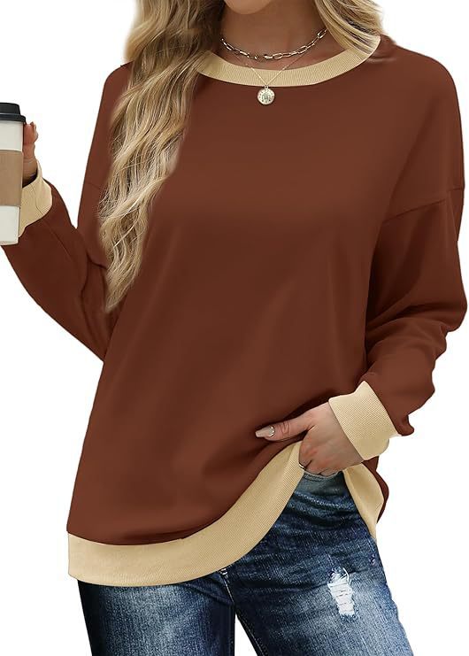 Damernas bekväma sweatshirt med raglanärmar och dekorativ krage Eva Jonsson-Eva Jonsson