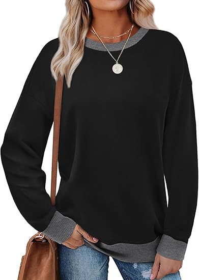 Damernas bekväma sweatshirt med raglanärmar och dekorativ krage Eva Jonsson-Eva Jonsson
