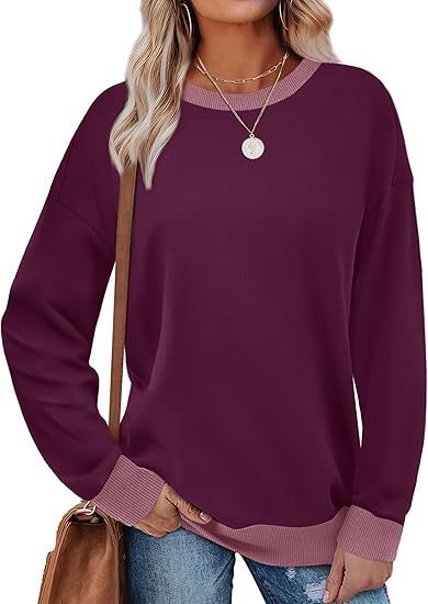 Damernas bekväma sweatshirt med raglanärmar och dekorativ krage Eva Jonsson-Eva Jonsson
