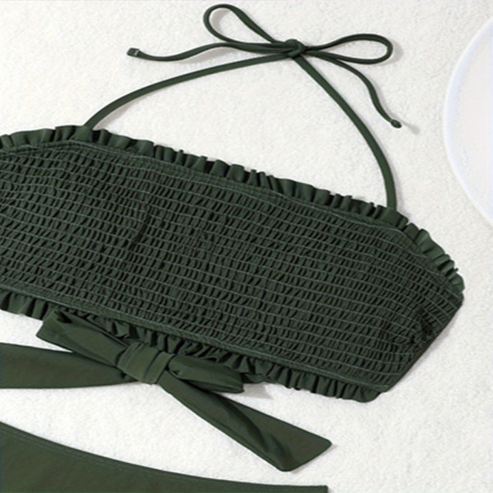 Damernas bikini set med volangdetaljer och hög midja design Mirla-Eva Jonsson