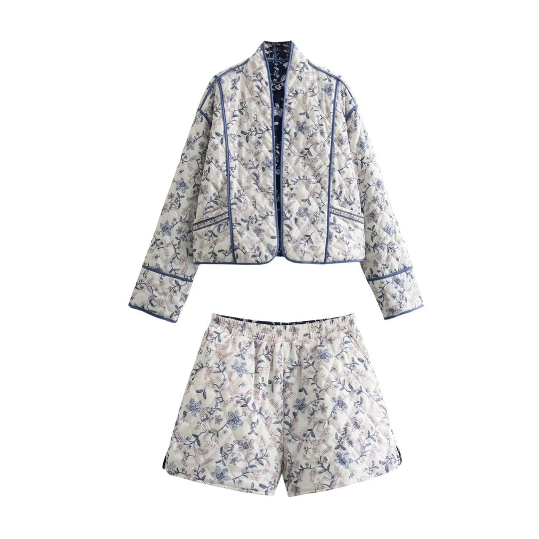 Damernas blommig broderad kimono-jacka Eva Jonsson-Eva Jonsson