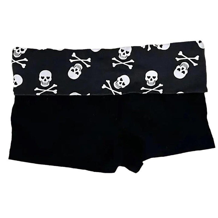 Damernas bomullsboxershorts med dödskalle-mönster Mirla-Eva Jonsson