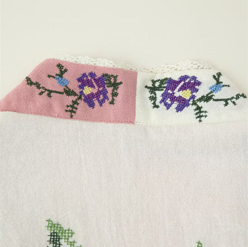 Damernas broderad kimono-jacka Mirla-Eva Jonsson