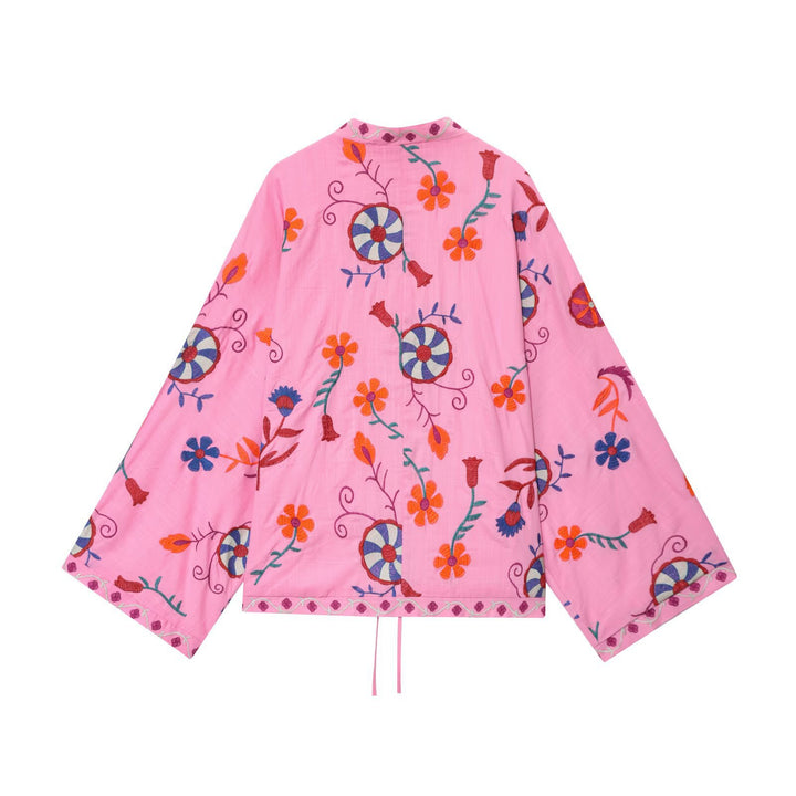Damernas broderade Boho-jacka Mirla-Eva Jonsson