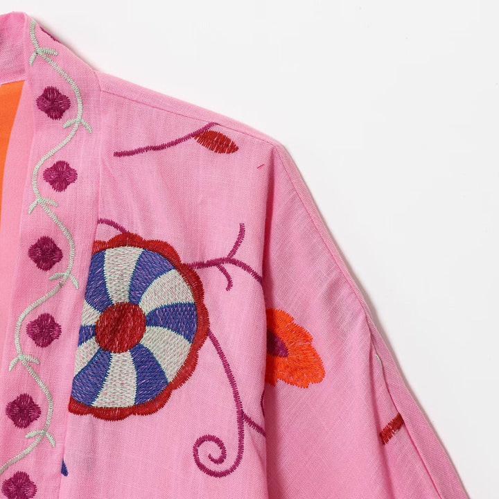 Damernas broderade Boho-jacka Mirla-Eva Jonsson