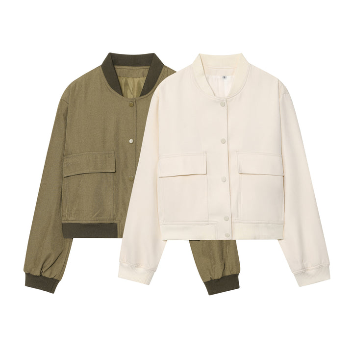 Damernas cropped Utility-jacka med praktiska fickor Mirla-Eva Jonsson
