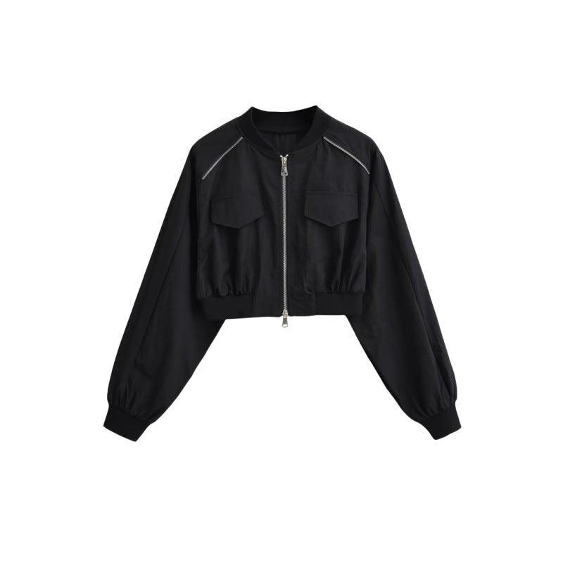 Damernas cropped fritidsjacka Mirla-Eva Jonsson