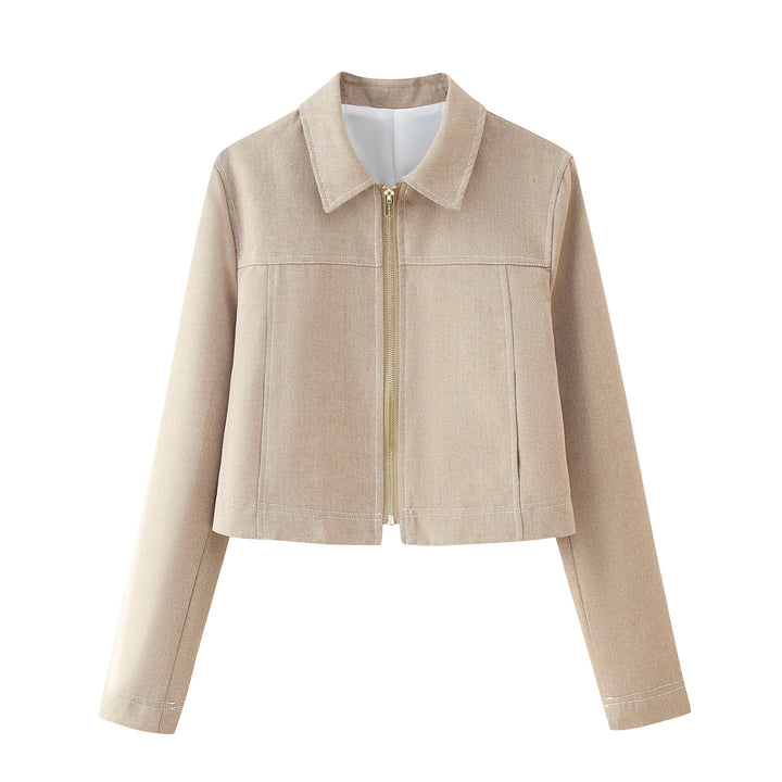 Damernas cropped jacka Mirla-Eva Jonsson