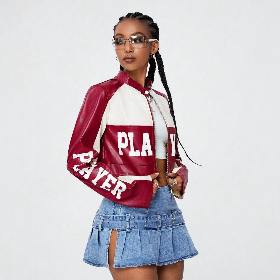 Damernas cropped jacka med sportiga accenter Mirla-Eva Jonsson