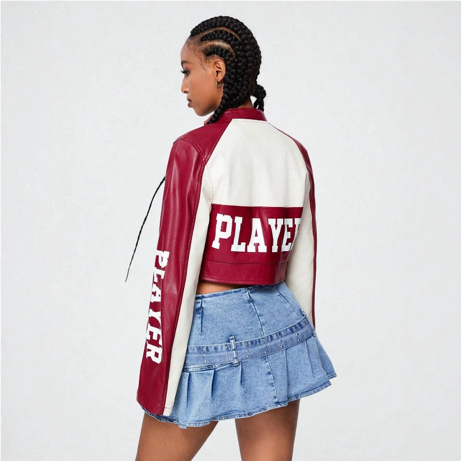 Damernas cropped jacka med sportiga accenter Mirla-Eva Jonsson