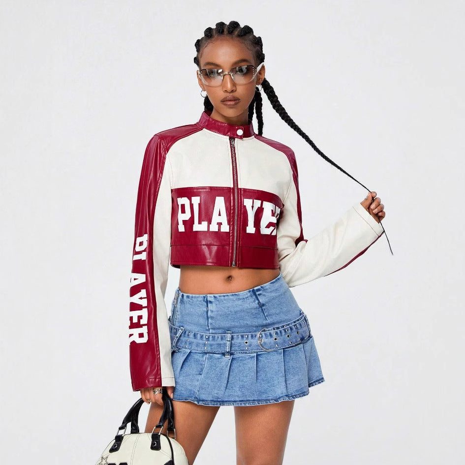 Damernas cropped jacka med sportiga accenter Mirla-Eva Jonsson