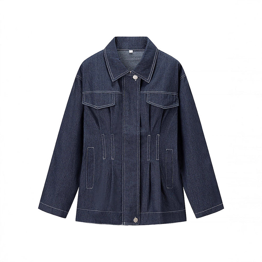 Damernas denimjacka i modern oversized passform Mirla-Eva Jonsson