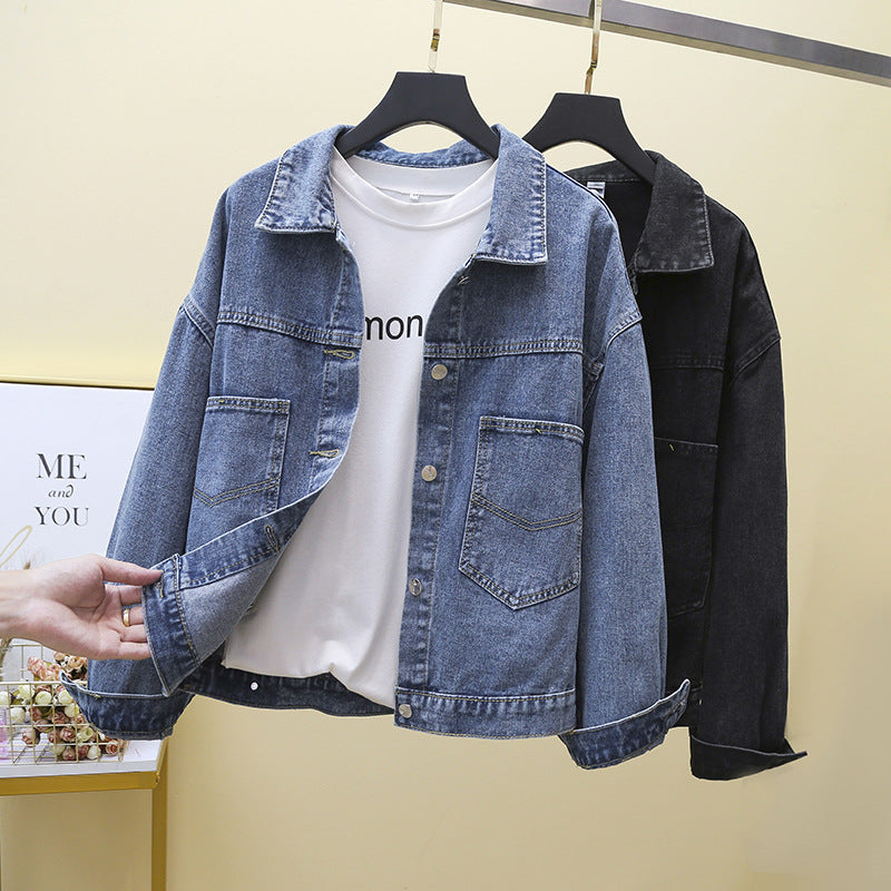 Damernas denimjacka med stora fickor Mirla-Eva Jonsson
