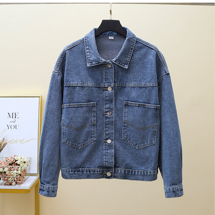 Damernas denimjacka med stora fickor Mirla-Eva Jonsson