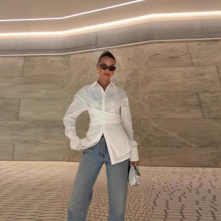 Damernas designer skjortblus Mirla-Eva Jonsson