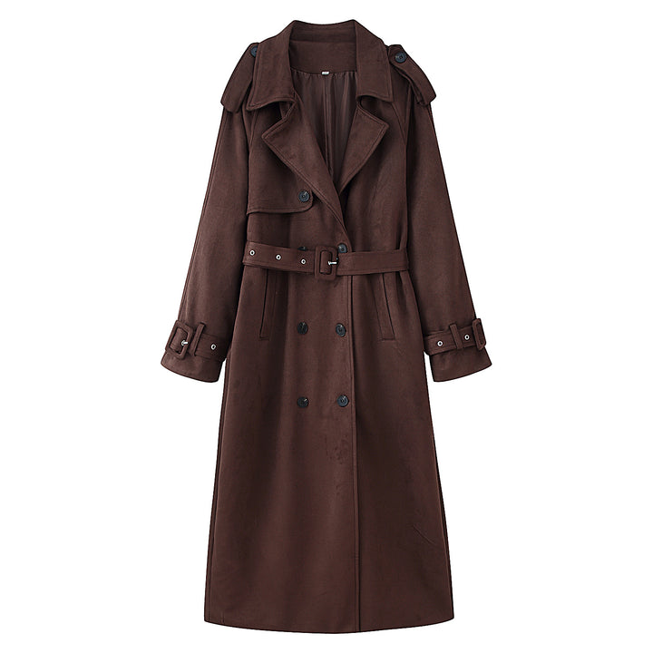 Damernas elegant trenchcoat med midjeband och trendiga detaljer Mirla-Eva Jonsson