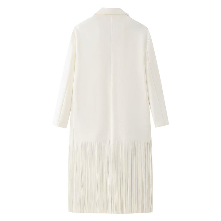 Damernas eleganta blazer med fransad design Mirla-Eva Jonsson