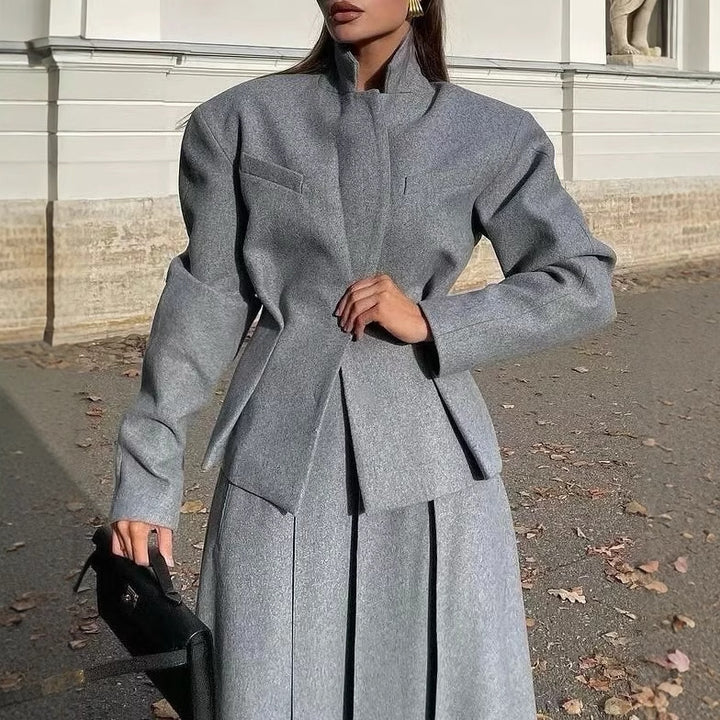 Damernas eleganta blazer- och kjolset Mirla-Eva Jonsson