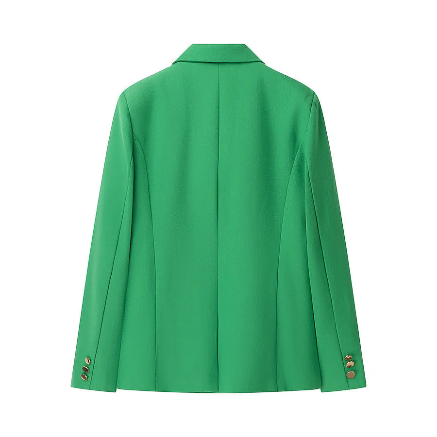 Damernas eleganta blazerjacka med strukturerad design och praktiska fickor Mirla-Eva Jonsson