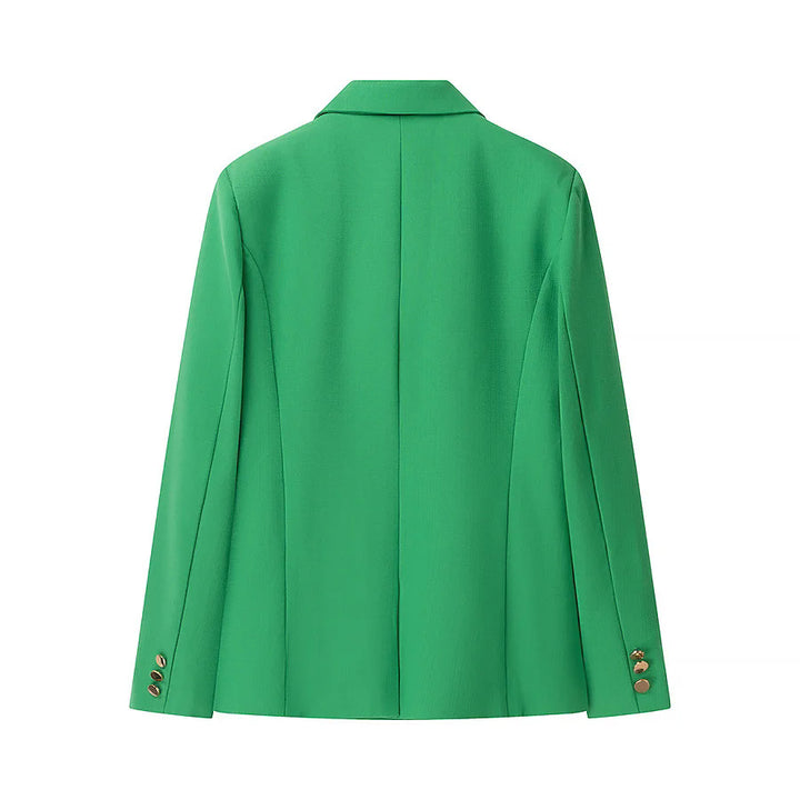 Damernas eleganta blazerjacka med strukturerad design och praktiska fickor Mirla-Eva Jonsson