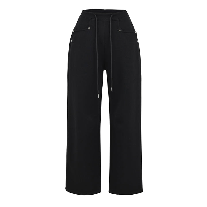 Damernas eleganta högmidjade fritidsbyxor Mirla-Eva Jonsson