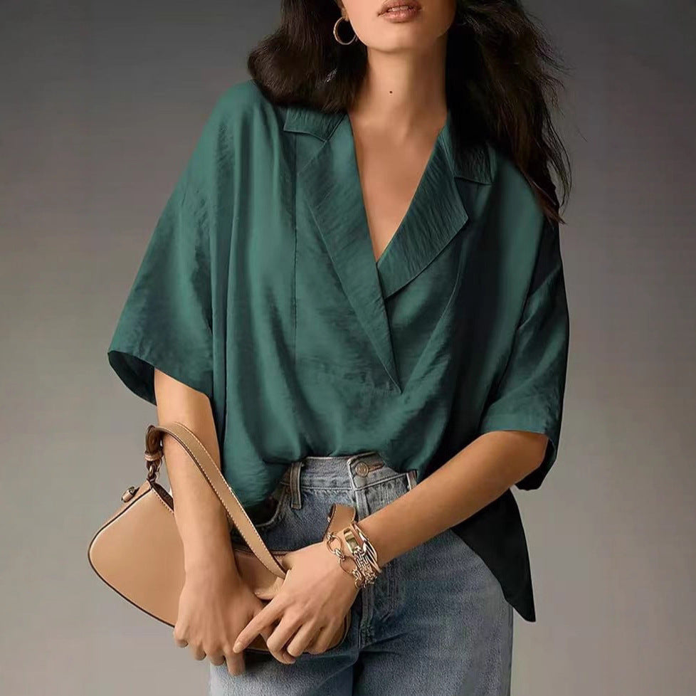Damernas eleganta och luftiga blus i kimono-stil Eva Jonsson-Eva Jonsson