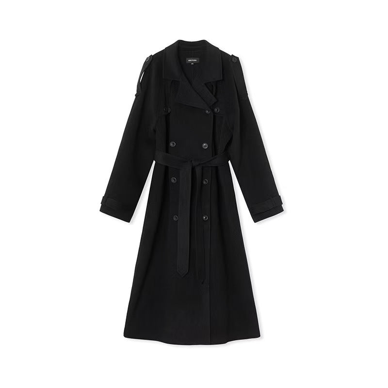 Damernas eleganta och stiliga trenchcoat med midjereglerande bälte Mirla-Eva Jonsson