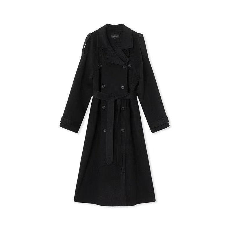 Damernas eleganta och stiliga trenchcoat med midjereglerande bälte Mirla-Eva Jonsson