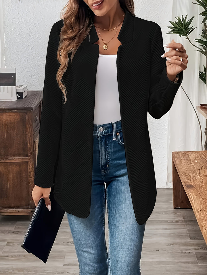Damernas eleganta och strukturerade blazerjacka i minimalistisk design Mirla-Eva Jonsson