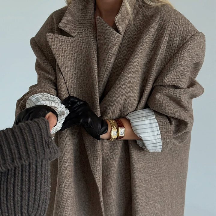 Damernas eleganta oversize trenchcoat Mirla-Eva Jonsson