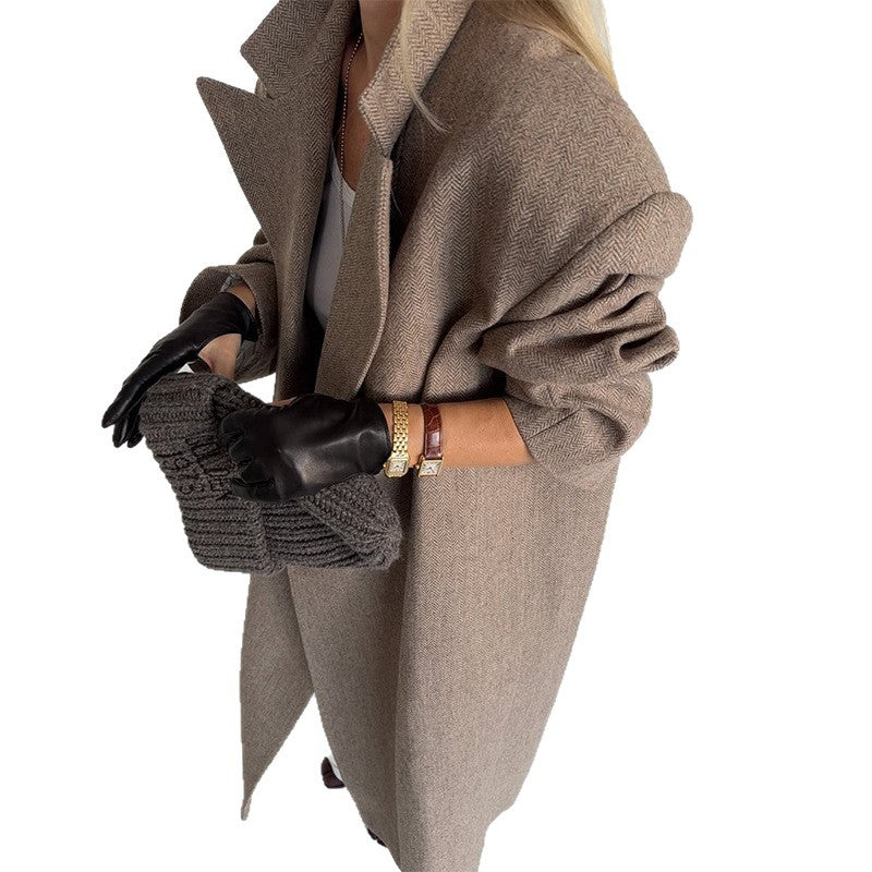 Damernas eleganta oversize trenchcoat Mirla-Eva Jonsson